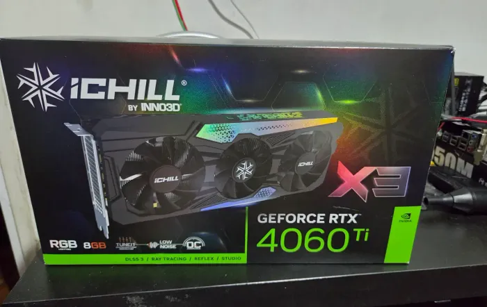 RTX 4060 TI 8GB INNO3D ICHILL X3 RGB 3 fans