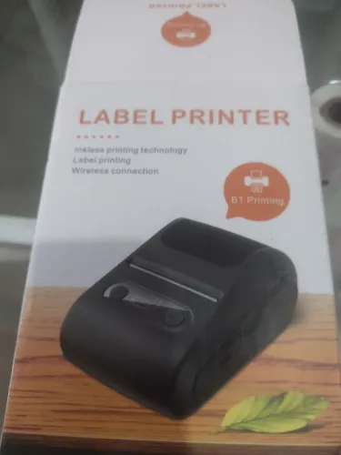 Mini impressora térmica label printer 
