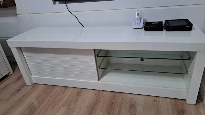 rack branco laqueado da tok stok