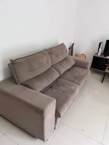 Sofá 2 lugares retrátil