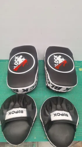 Kit Aparador Chute Manopla Boxe Muay Thai Karate