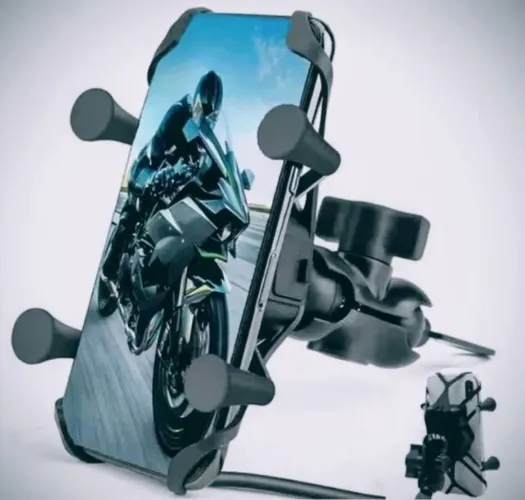 Suporte de celular para moto