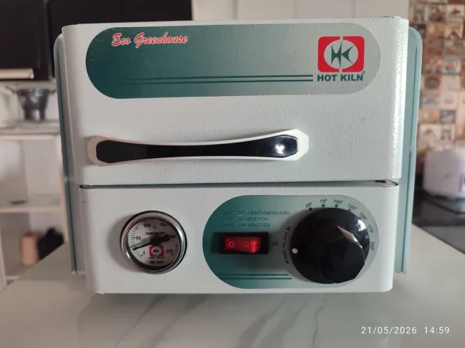 Estufa esterelizadora Hot Kiln HK 1.9L para Alicates e Pinças