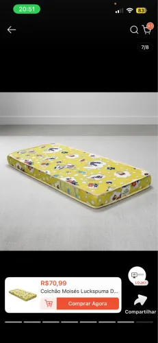 Colchão infantil