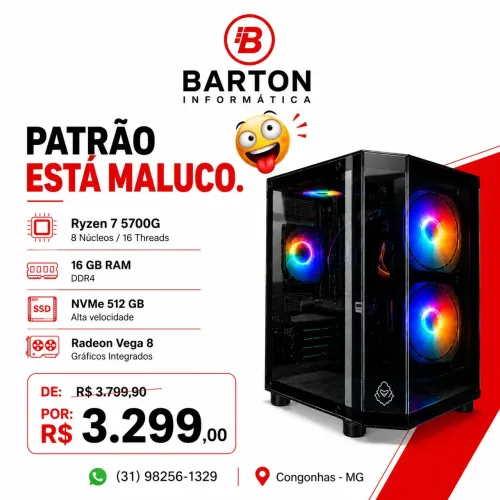 PC Gamer Ryzen 7 5700G