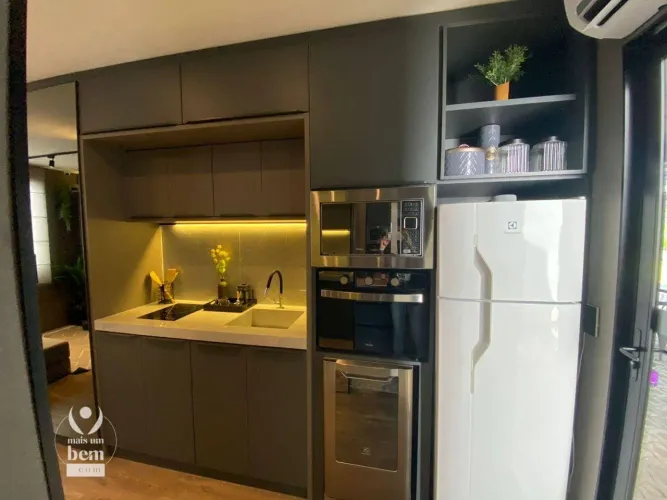 Apartamento studio novo à venda por R$ 245.000 - Novo Mundo - Curitiba/PR