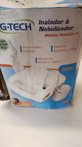 Vendo aparelho de aerosol pouquíssimo uso 