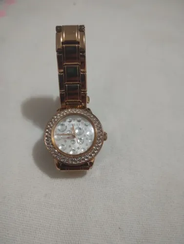 Relógio Feminino Guess Gem Rosé Com Cristais (Original - Mod. GW0028L3)<br>