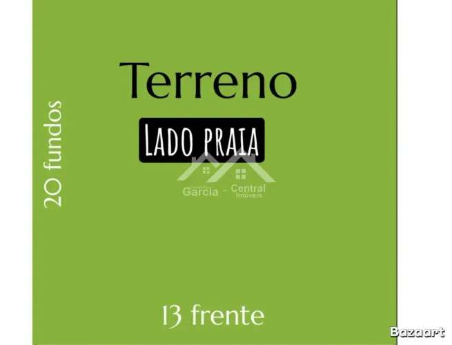 Terreno lado praia com 260mt² em Peruíbe REF: 8562
