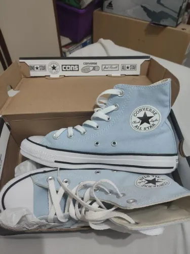 Converse All Star Azul Claro 36 (serve 37)
