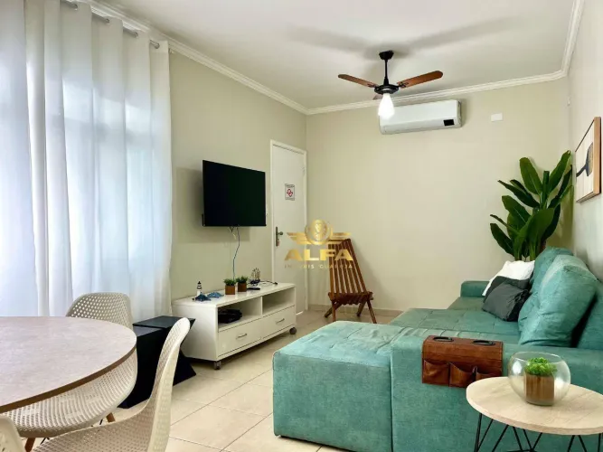 Apartamento à venda na praia da Enseada - Alfa imóveis Guaruja