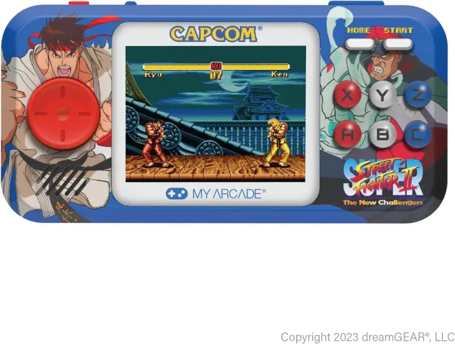 My Arcade Street Fighter II: Capcom, Retro Gaming, 2.8" Screen