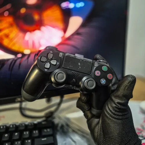 CONTROLE SEM FIO BLUETOOTH - COMPATÍVEL COM PS4