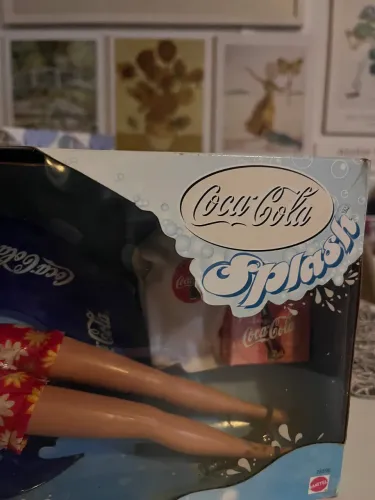 Barbie Coca Cola splash