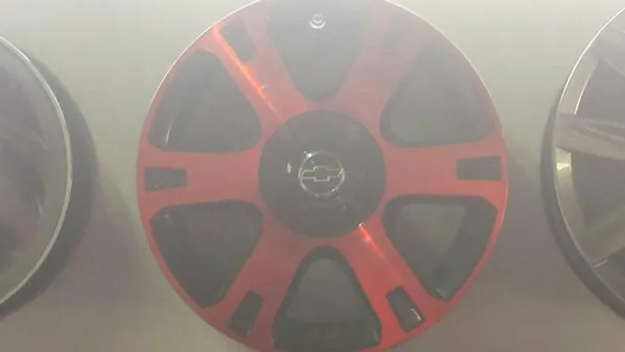 Roda aro 16 Chevrolet Vectra Elegance Vermelha Corsa 4X100 
