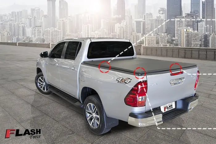 Capotas Marítimas Flash Cover - Strada Saveiro Toro Hilux Triton