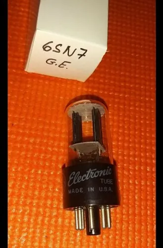 Válvula 6SN7 áudiofilo G.E. u.s.a. duplo triodo 1961, rara,manutenção valvulados!!