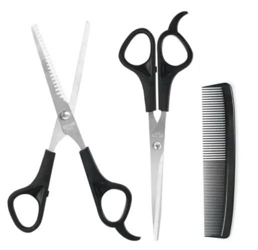 Kit Tesouras Barbeiro Kapbom KA-1861