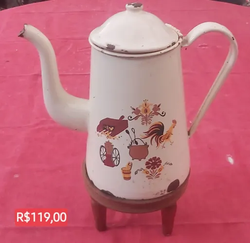 Bule de Café Vintage Decorativo
