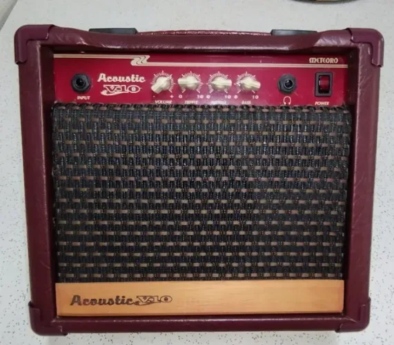 Meteoro v10 Caixa Acústica Cubo Amplificador Acoustic acústico