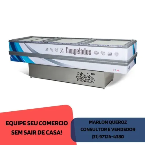 Ilha de Congelados Nova Branca Polar 220v