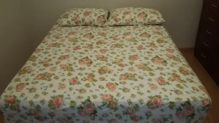 Jogo de cama de casal 150 fios - novo