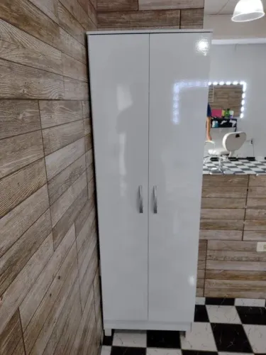 Armário Branco ou ébano de 2 Portas - Novo