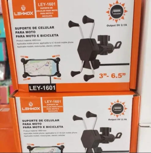 Suporte e carregador para celular
