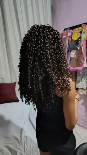 Cabelo crespo cacheado - Tranças