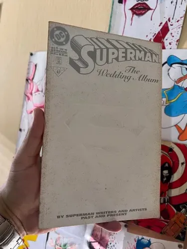 Casamento do Superman, Superman The Wedding Album DC quadrinho importado em inglês.