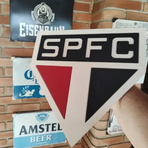 Quadro escudo 3D São Paulo 