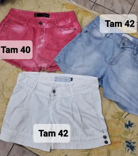 Bermudas e Shorts  Jeans feminino 
