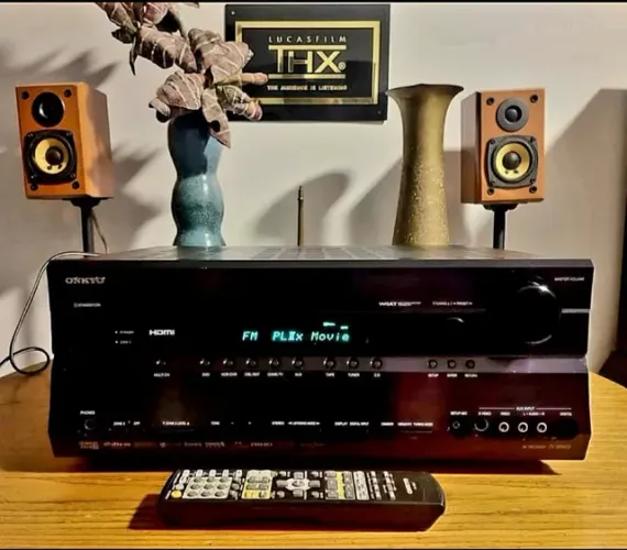RECEIVER ONKYO TX SR605 7.1 90 a 120W/CH hdmi Z2 amplificada.