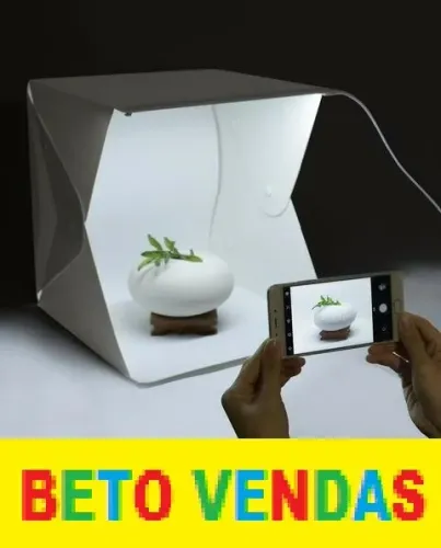 Mini Estudio Fotografico Com Iluminaçao Em Led