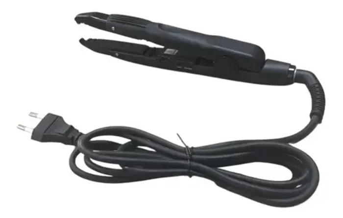 pinça p mega hair ponta curvada premier professional bivolt