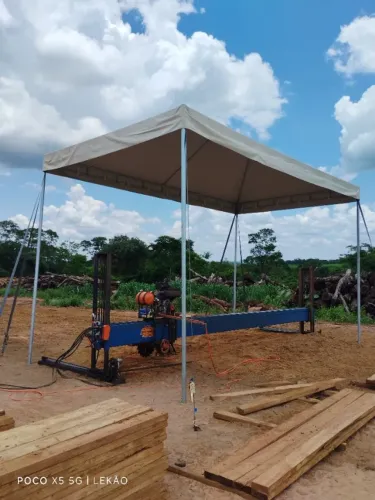 Tenda Piramidal 7x4 - Galvanizada