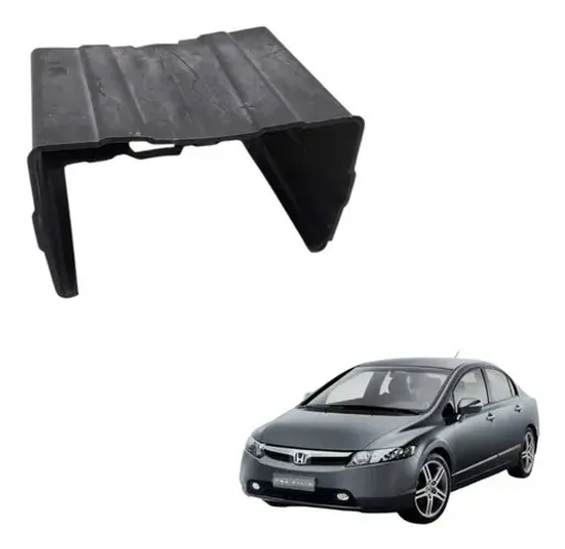 Proteção Bateria Honda Civic 2008 - Preto