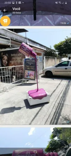 Escultura em fibra de vidro de esmalte