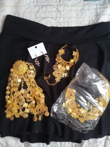 Kit acessórios para dança do ventre bijuteria