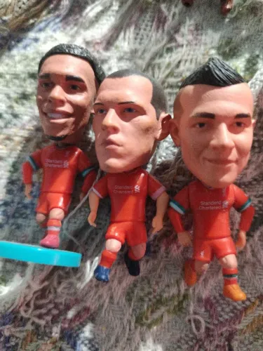 Bonecos de Futebol Liverpool - 3 peças