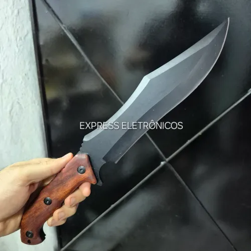 FACA DE CHURRASCO PROFISSIONAL REFORÇADA PESCARIA COZINHA COM BAINHA