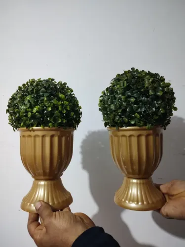 Vaso romano com buchinho kit com 02