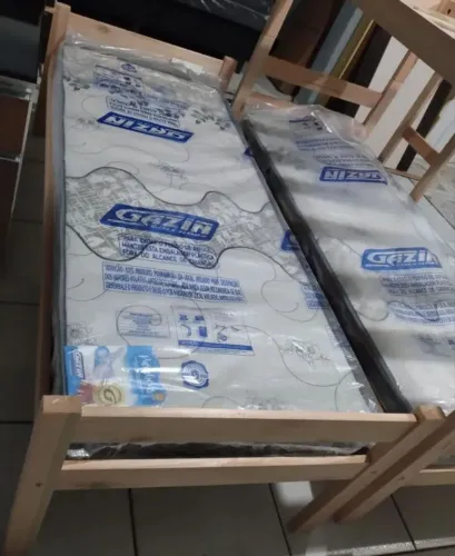 Cama de solteiro com colchão Gazin solteiro NOVOS PROMOÇÃO IMPERDÍVEL