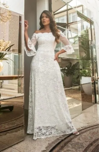 Vestido de noiva ou chá revelação NUNCA USADO