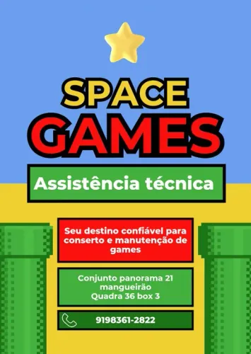 Manutenção de games e controles 