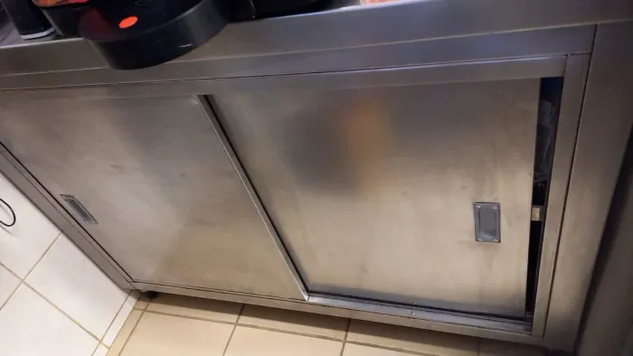 Armario inox horizontal 1metro e 15 centimetros