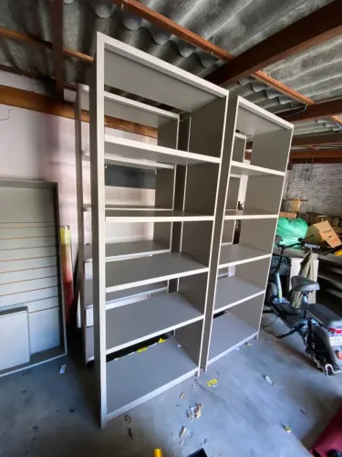 ESTANTES MDF 6 PRATELEIRAS - SUPER FIRMES - 5 UNIDADES - ACEITO CARTÃO