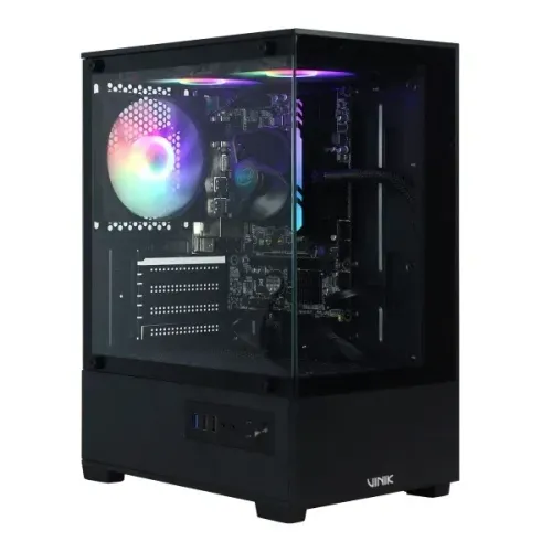 Gabinete Gamer Vinik G-Shield *Com 3 Fans Led Rgb* - Micro-ATX e Mini-ITX - WZetta