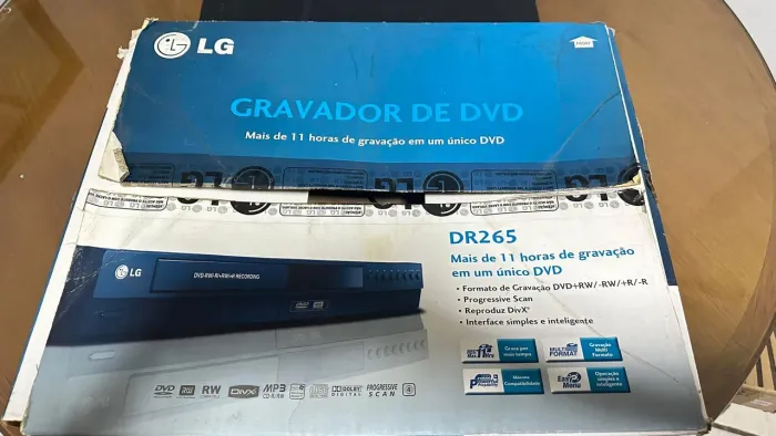 Gravador DVD LG DR265 - Mais de 11 horas de gravação!