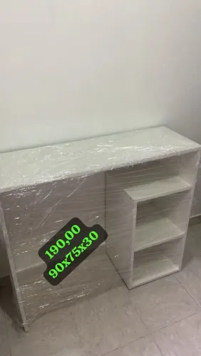 Mesa de Escritório Branca , Entrega grátis
